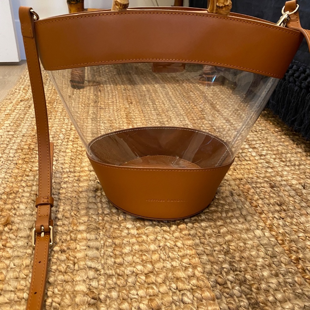 LOEFFLER RANDALL Agnes Fan Tote CLEAR - Picture 4 of 4